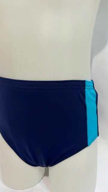 Boys Swimsuit Navy and Turquoise