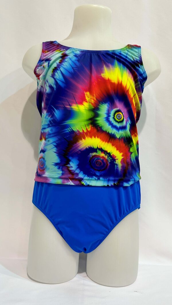 Girls Tankini Tie Dye